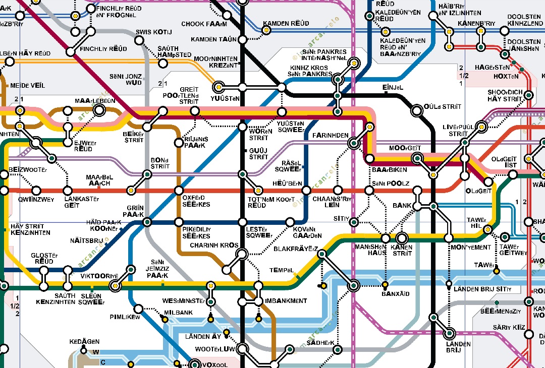 Phonemic Tube Map 2024