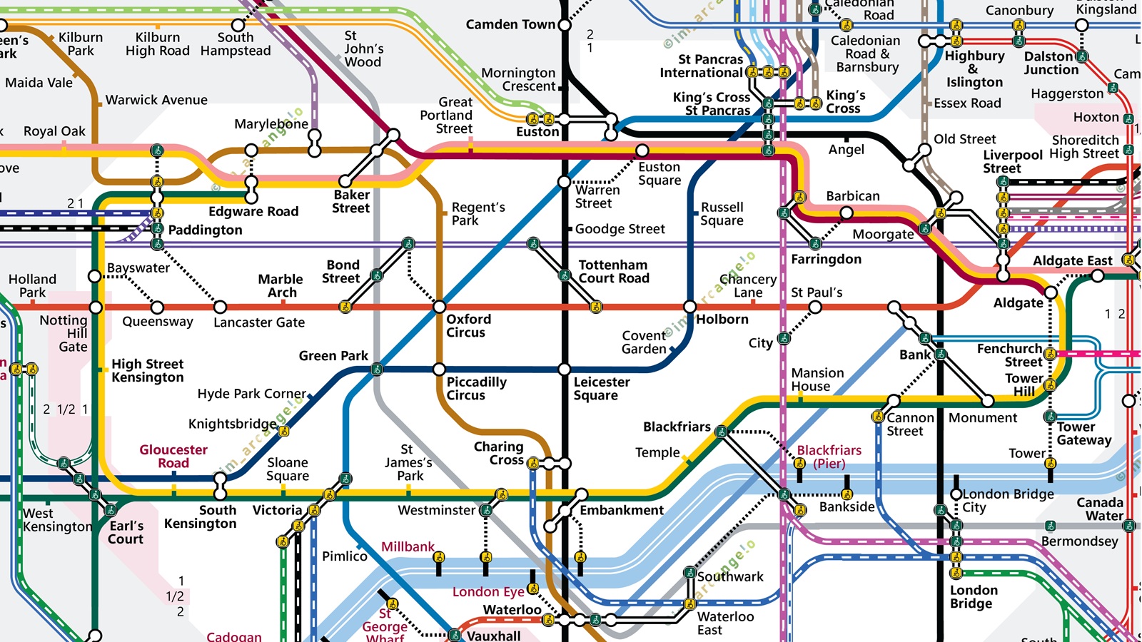 Rail and Tube London Map 2026