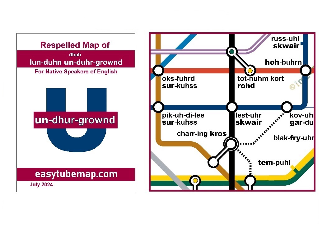 Alternative Tube Map 2024 pdf download