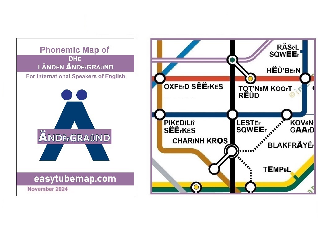 Map of London Underground with new lines