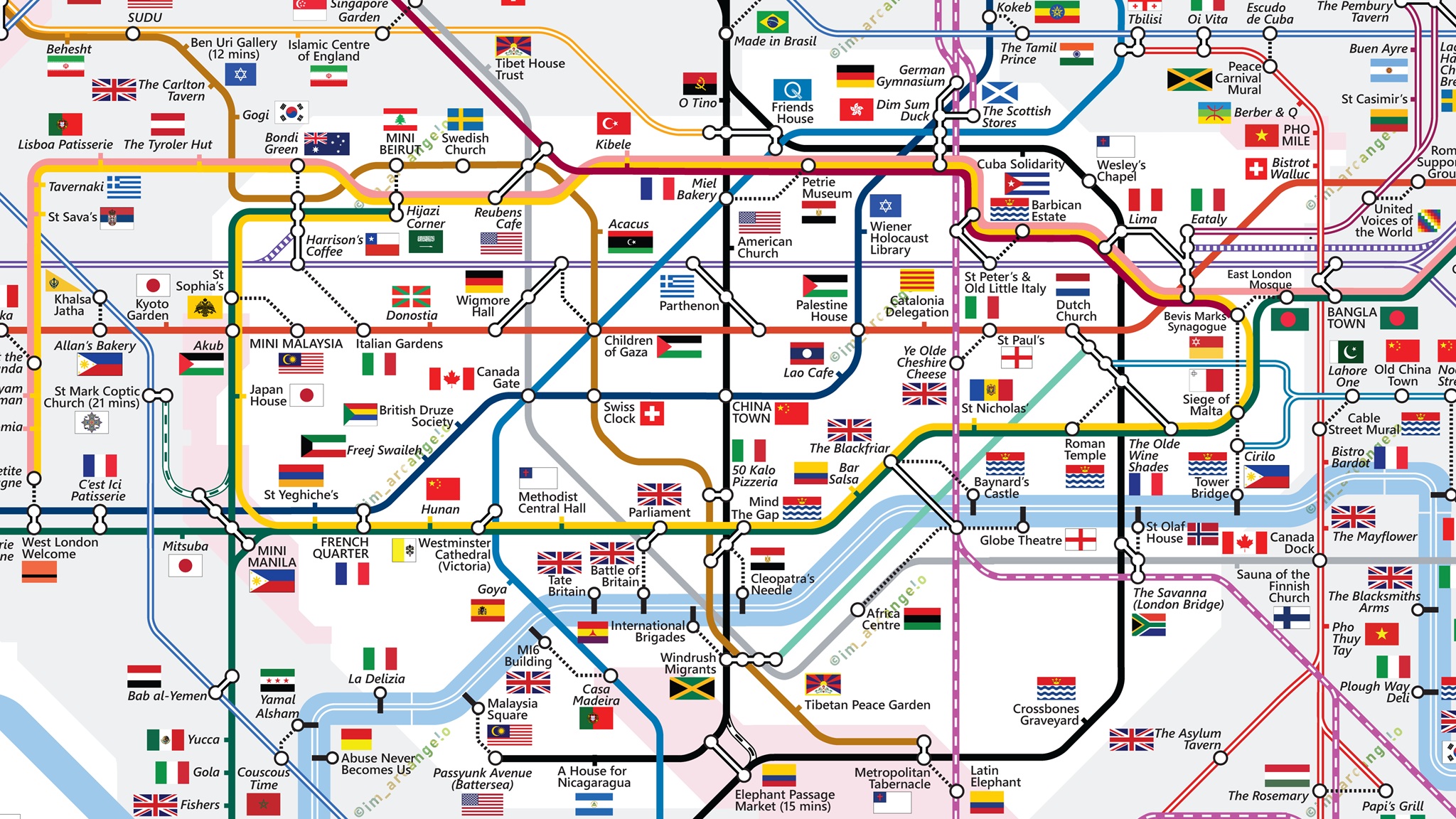 World Tube Map