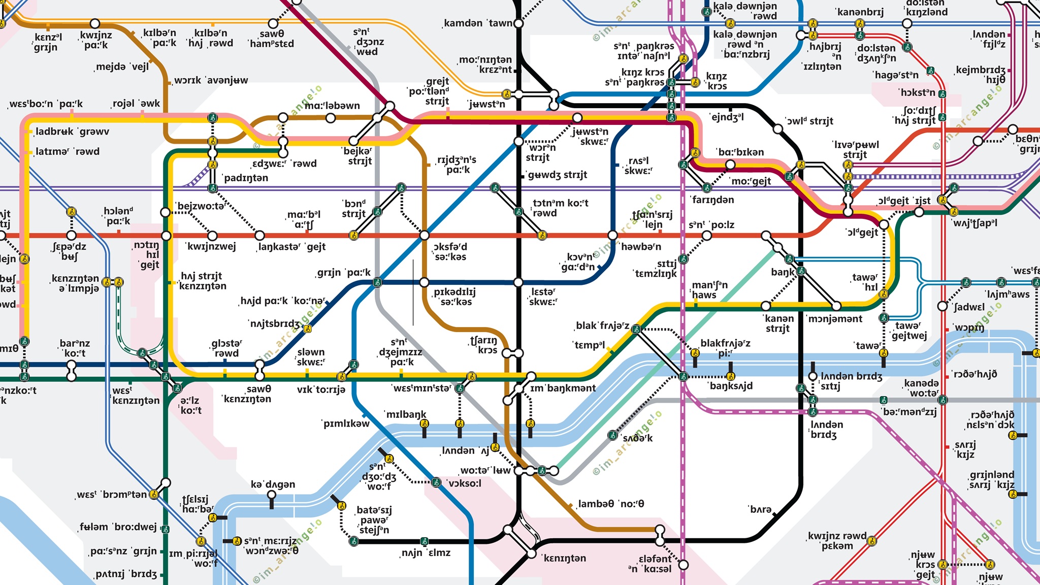 ipa Tube Map